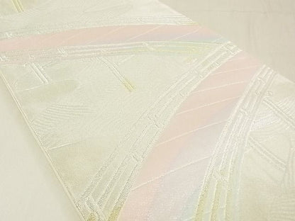 平和屋着物◎六通柄袋帯 立波渡橋文 金銀糸 逸品 DAAG5517tw