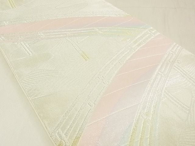 平和屋着物◎六通柄袋帯 立波渡橋文 金銀糸 逸品 DAAG5517tw