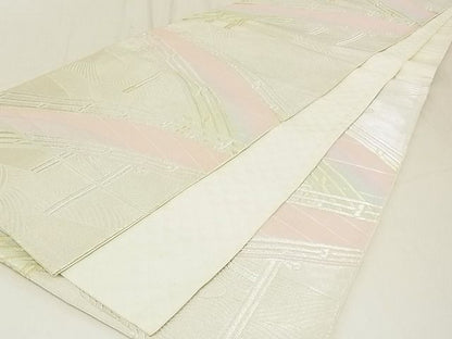 平和屋着物◎六通柄袋帯 立波渡橋文 金銀糸 逸品 DAAG5517tw