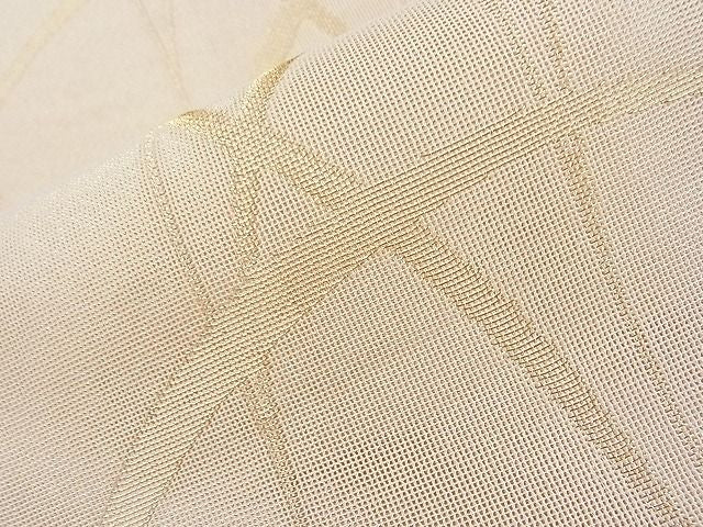 平和屋着物■夏物 六通柄袋帯 草葉文 金糸 逸品 DAAG4296fe