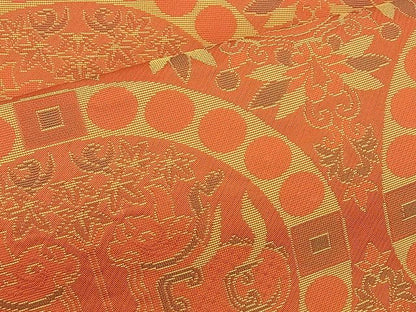平和屋着物◎六通柄 本袋帯 名物裂類錦文 逸品 BAAG3163kj