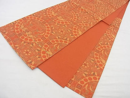 平和屋着物◎六通柄 本袋帯 名物裂類錦文 逸品 BAAG3163kj