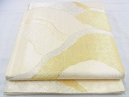 平和屋着物◎佐賀錦　六通柄袋帯　吉祥文　金糸　逸品　BAAH4409kj
