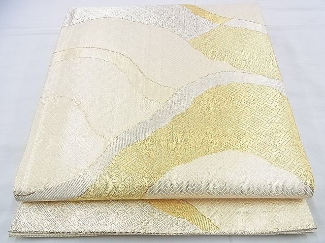 平和屋着物◎佐賀錦　六通柄袋帯　吉祥文　金糸　逸品　BAAH4409kj