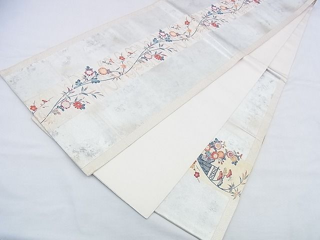 平和屋着物◎太鼓柄袋帯 唐織 名錦加賀春秋文 金糸 引箔 逸品 BAAH4414kj