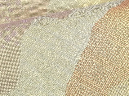平和屋着物◎佐賀錦 六通柄袋帯 吉祥文 金糸 逸品 BAAH4423kj