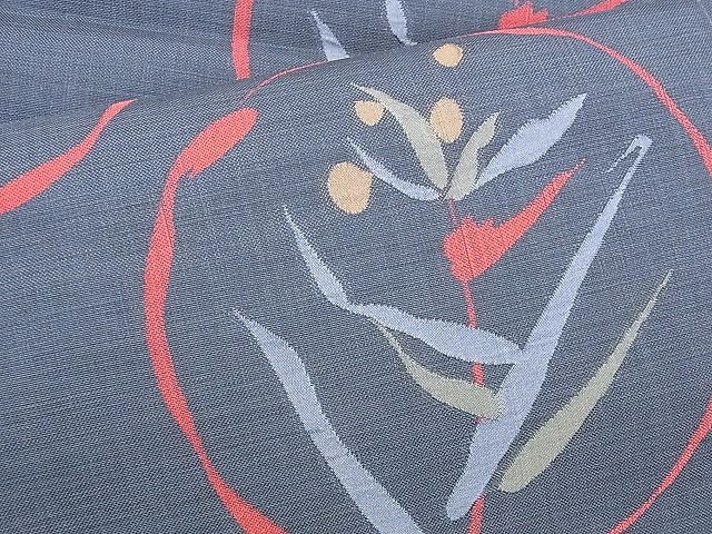 平和屋着物◎六通柄袋帯 茶香美 花丸文 逸品 BAAH4415kj