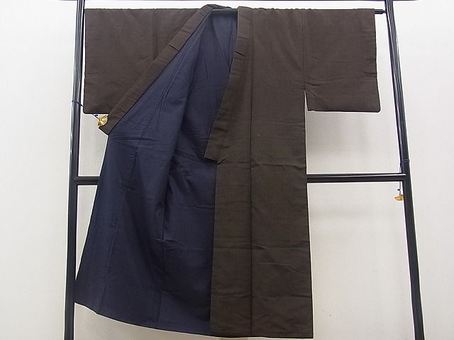 平和屋着物■男性 紬 縞 逸品 BAAH1952hv