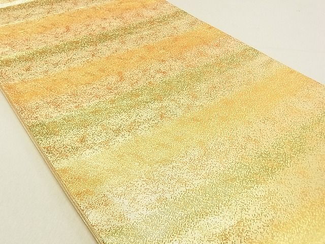 平和屋着物◎佐賀錦 六通柄袋帯 霞文 金糸 逸品 DAAG5529tw