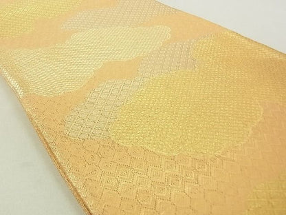 平和屋着物◎佐賀錦 六通柄袋帯 雲取り吉祥文 金糸 逸品 DAAG5567tw