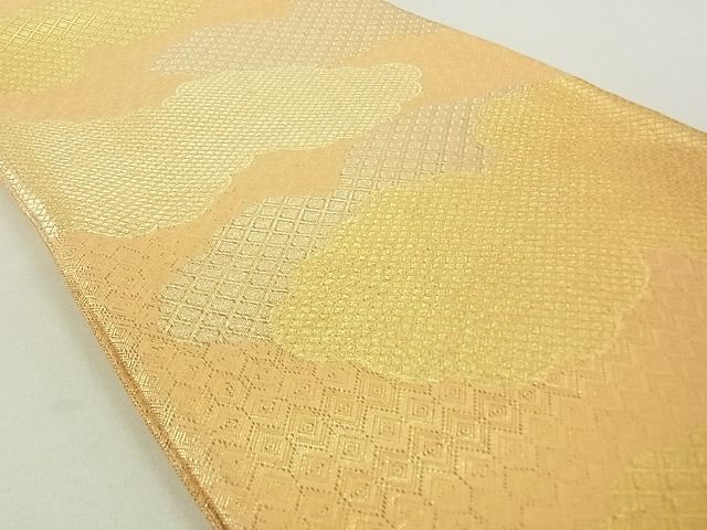 平和屋着物◎佐賀錦 六通柄袋帯 雲取り吉祥文 金糸 逸品 DAAG5567tw