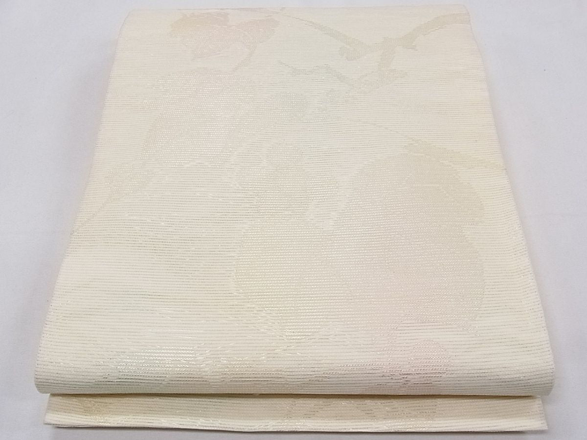 平和屋着物■夏物 六通柄袋帯 枝葉文 金糸 逸品 CAAG0350fb