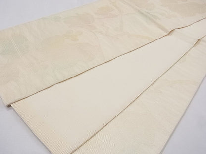 平和屋着物■夏物 六通柄袋帯 枝葉文 金糸 逸品 CAAG0350fb