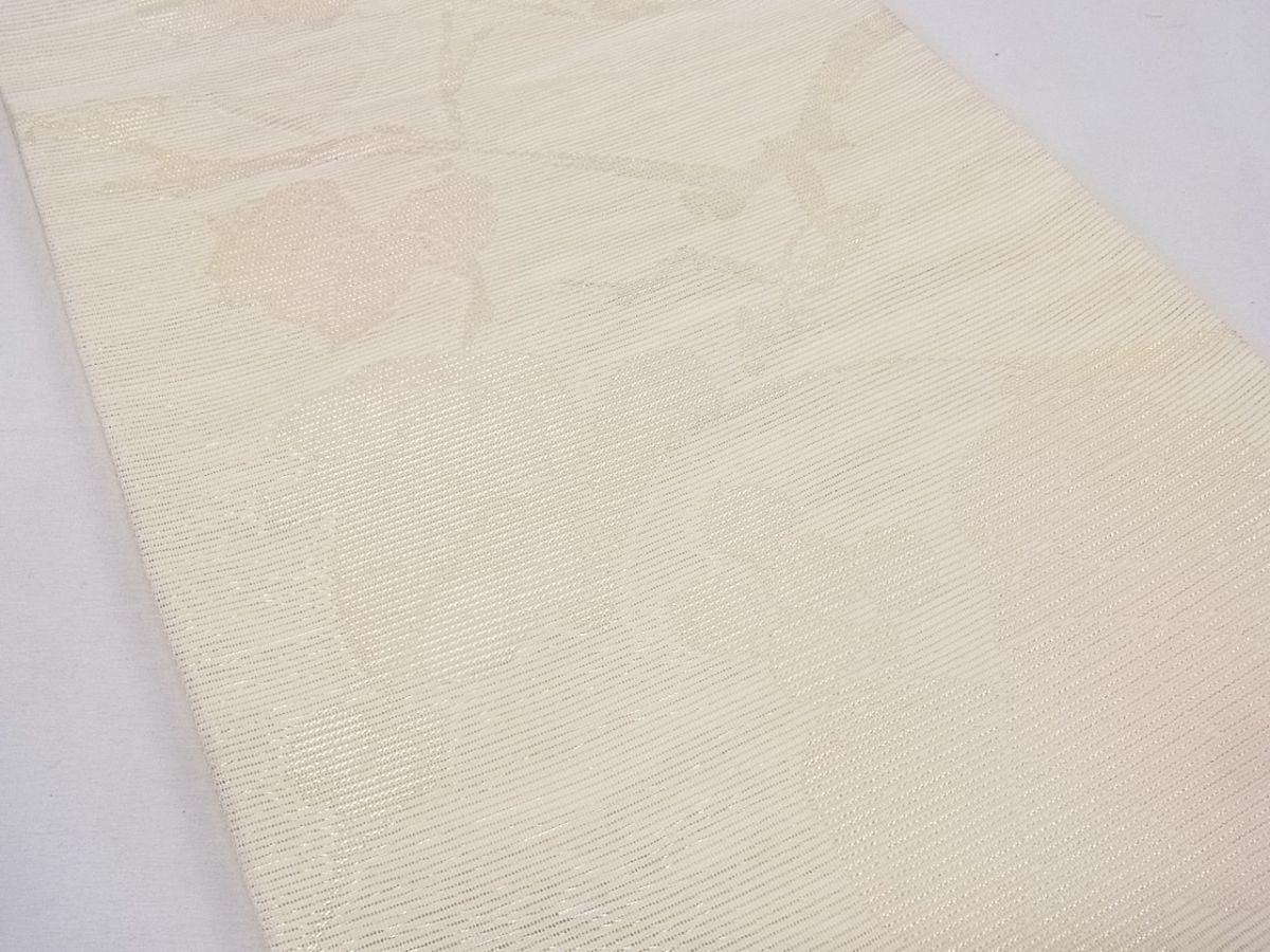 平和屋着物■夏物 六通柄袋帯 枝葉文 金糸 逸品 CAAG0350fb