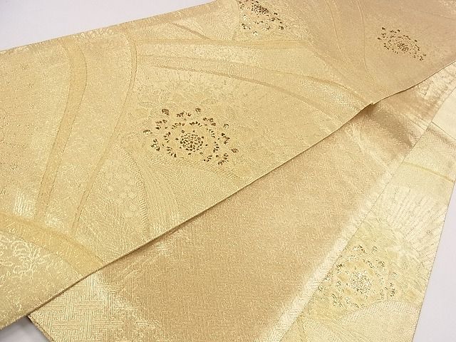 平和屋着物◎佐賀錦 六通柄袋帯 錦唐華 金糸 逸品 CAAG1972eg