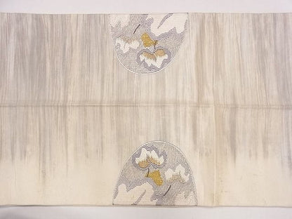 平和屋着物◎六通太鼓柄袋帯 蔦の葉文 金銀糸 逸品 CAAG1985eg