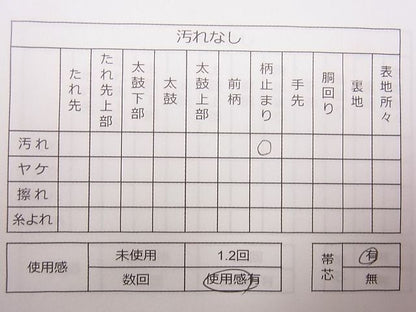 平和屋着物◎六通柄袋帯 檜扇草花文 金銀糸 逸品 CAAG1987eg