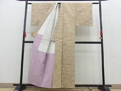 平和屋着物■上質な紬 霞文 逸品 BAAH1728di