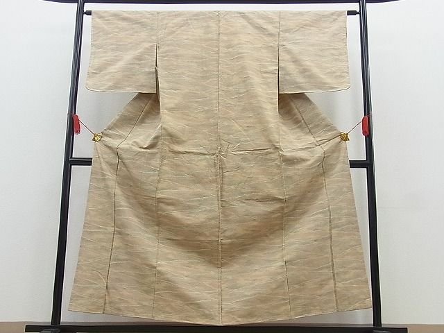 平和屋着物■上質な紬 霞文 逸品 BAAH1728di