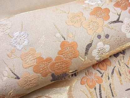 平和屋着物■六通柄袋帯 唐織 陽皇錦 雲取り四季文 金銀糸 引箔 逸品 CAAF5012hy