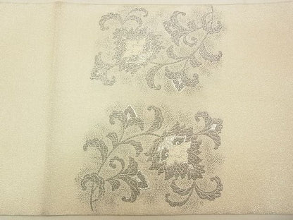 平和屋着物◎つづれ 六通太鼓柄袋帯 鳳凰花文 プラチナ箔 逸品 DAAG5635tw