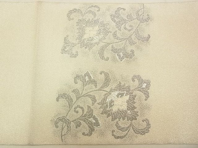 平和屋着物◎つづれ 六通太鼓柄袋帯 鳳凰花文 プラチナ箔 逸品 DAAG5635tw