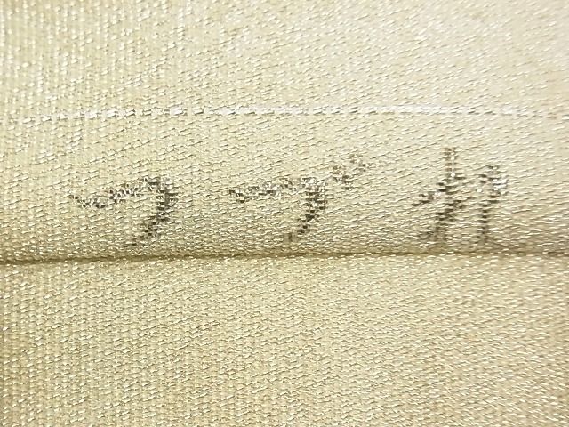 平和屋着物◎つづれ 六通太鼓柄袋帯 鳳凰花文 プラチナ箔 逸品 DAAG5635tw