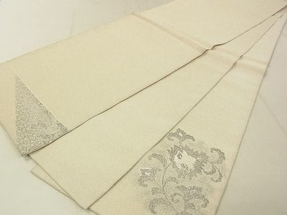 平和屋着物◎つづれ 六通太鼓柄袋帯 鳳凰花文 プラチナ箔 逸品 DAAG5635tw