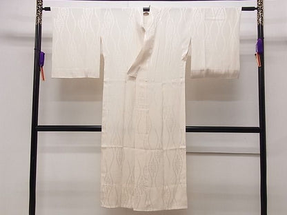 平和屋着物■上質な長襦袢　無双仕立て　立涌花地紋　逸品　CAAG1063dy