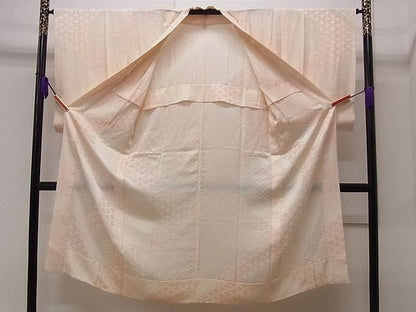 平和屋着物■上質な長襦袢　無双仕立て　道長七宝地紋　暈し染め　逸品　CAAG1065dy