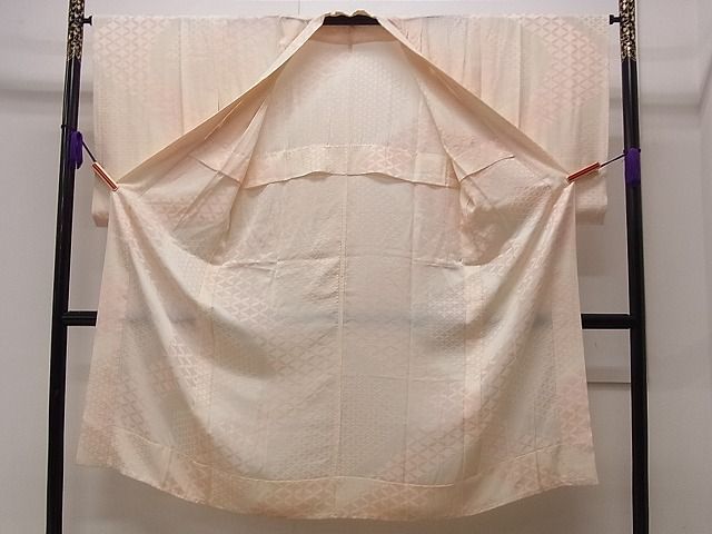 平和屋着物■上質な長襦袢　無双仕立て　道長七宝地紋　暈し染め　逸品　CAAG1065dy