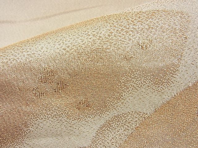 平和屋着物◎太鼓柄袋帯 綴れ 地紙重ね 金糸 逸品 BAAH3219ph