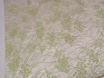 平和屋着物■付下げ　草花文　金彩　逸品　CAAG1276dy