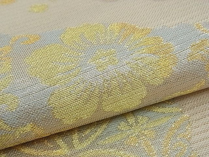 期間限定セール40％off■極上　夏物　西陣　川島織物　六通柄　本袋帯　立波七宝花文　金糸　逸品　CZAA0696s4