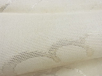 平和屋着物■夏物 六通柄袋帯 立波文 銀糸 逸品 BAAG8867du