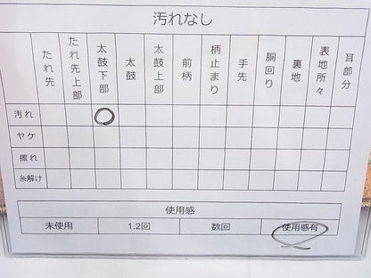 平和屋着物◎佐賀錦 六通柄袋帯 唐織 几帳青海波花丸文 金糸 逸品 BAAH2379cm