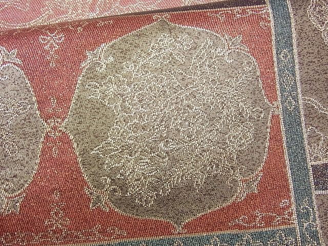 平和屋着物◎六通柄袋帯 天井花唐草文 金糸 逸品 BAAH6023cm