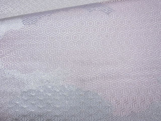 平和屋着物◎六通柄袋帯 雲取り吉祥文 銀糸 逸品 BAAH6102cm