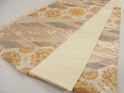 平和屋着物◎六通柄袋帯 志留久呂人 金銀糸 逸品 CAAG5211ak