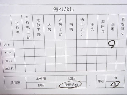 平和屋着物◎六通柄袋帯 唐織 観机山霞 銀糸 逸品 DAAF0980ya