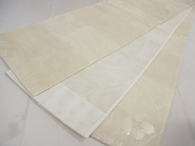 平和屋着物■夏物 六通柄袋帯 桔梗 銀糸 DAAG3381ea