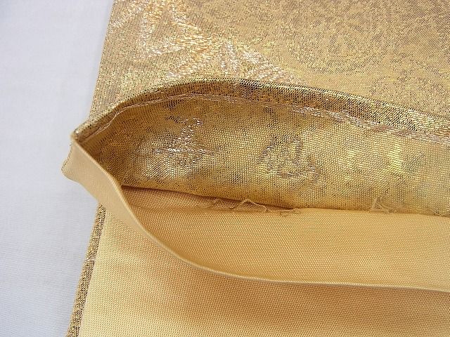 平和屋着物◎六通柄袋帯 華仙 錦別箔 逸品 BAAG7645ui