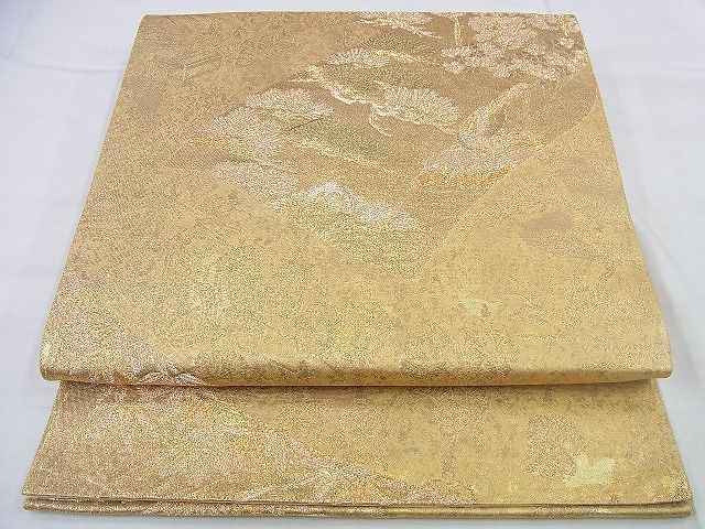 平和屋着物◎六通柄袋帯 華仙 錦別箔 逸品 BAAG7645ui