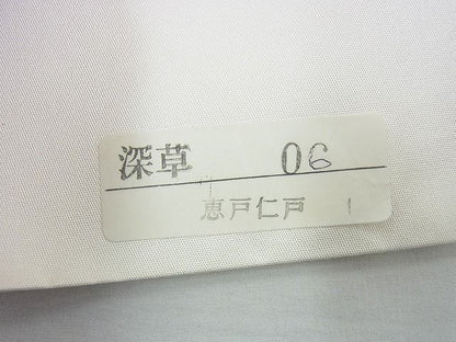 平和屋着物◎六通柄袋帯 地紙春秋花文 金銀糸 逸品 BAAH2847jm
