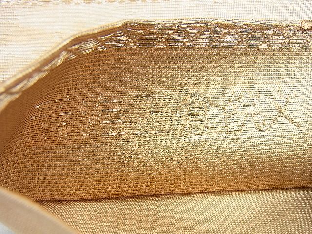 平和屋着物◎六通柄袋帯 青梅正倉院文 金彩箔錦 逸品 BAAH2923jm