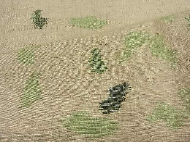 平和屋着物■上質な紬　単衣　吉祥文　逸品　CAAG7467ut