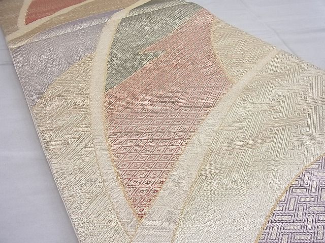 平和屋着物◎佐賀錦 六通柄袋帯 吉祥文 二重箔 逸品 BAAH7973ea