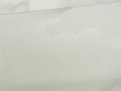 平和屋着物■長襦袢　無双仕立て　雲取り文　正絹　逸品　AAAJ1106Aog