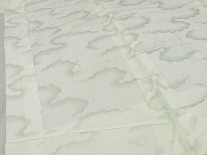 平和屋着物■長襦袢　無双仕立て　雲取り文　正絹　逸品　AAAJ1106Aog