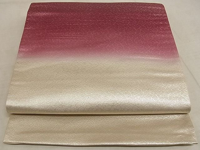 平和屋着物◎太鼓柄袋帯 霞文 正絹 逸品 AAAI4725Asx